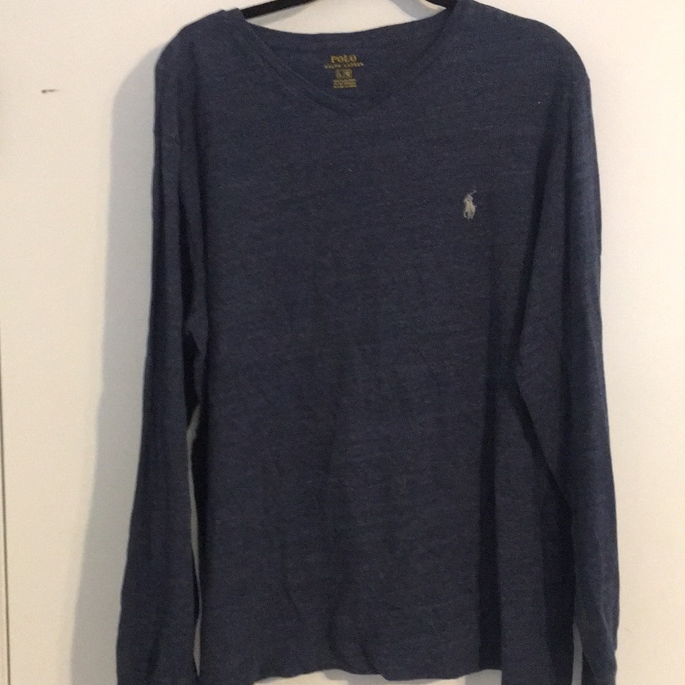 Long sleeve Polo v-neck